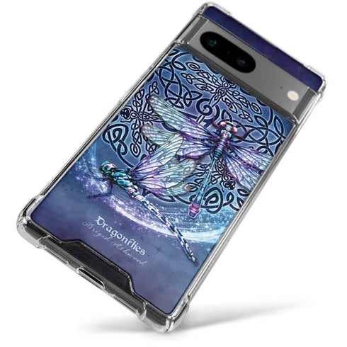 Dragonfly Celtic Knot by Brigid Ashwood Google Pixel 7a Clear Case